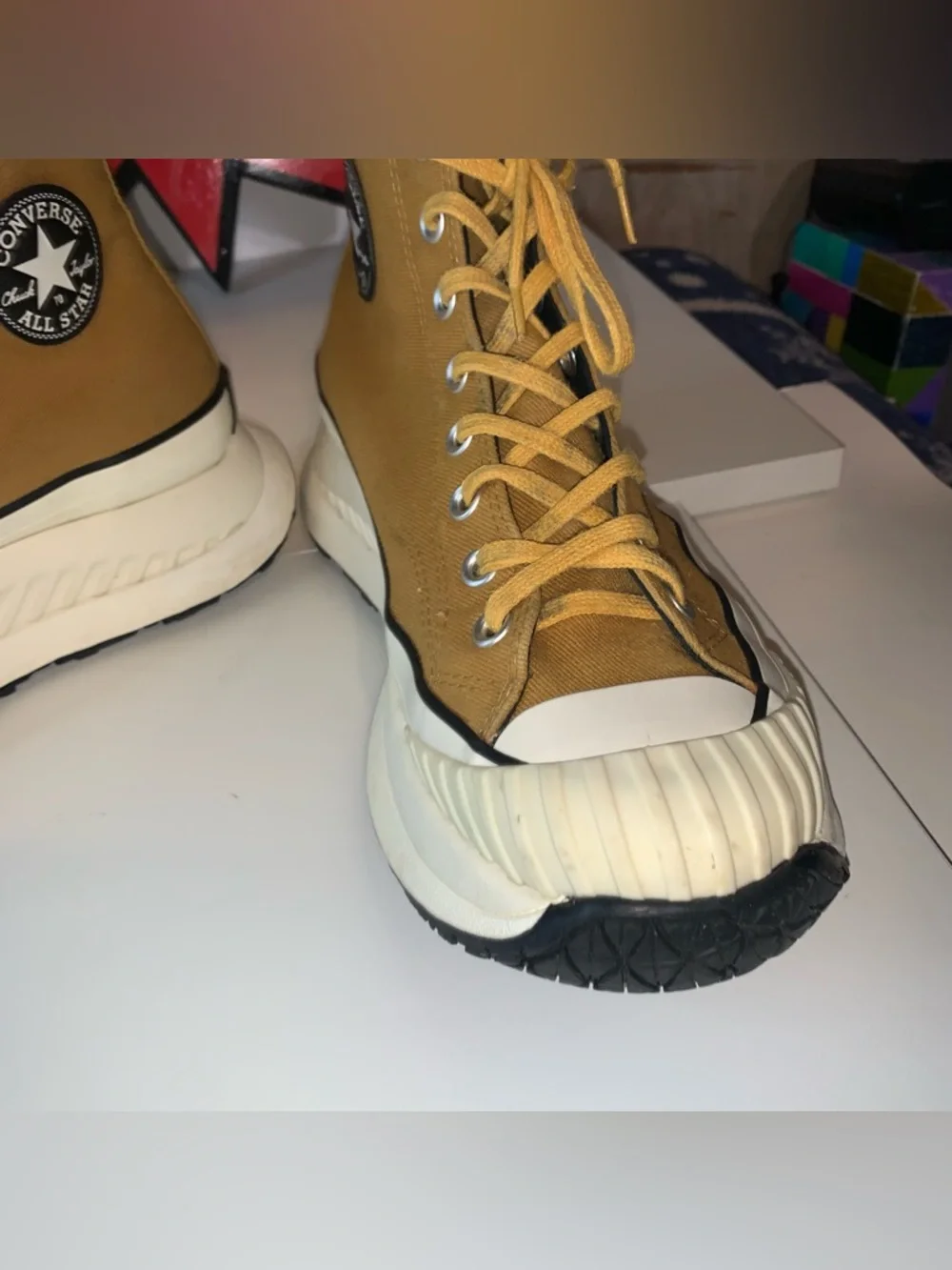 Converse Chuck 70 AT-CX High platform - Bunt Honey; Men’s 10.5 -Used No Box - Picture 9 of 11
